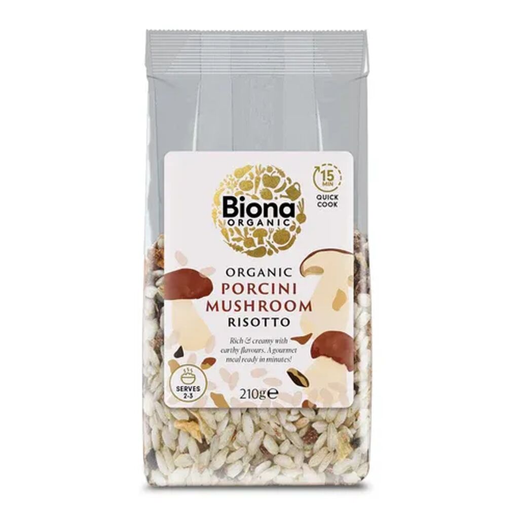 Biona porcini mushroom risotto