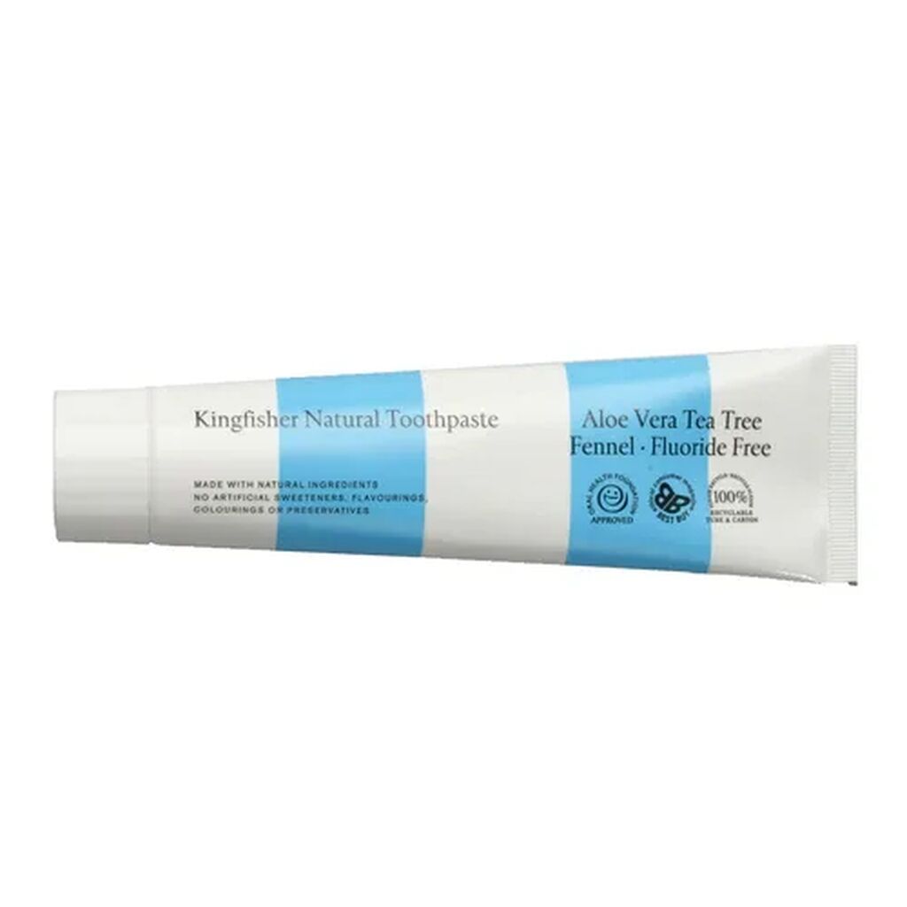 Kingfisher aloe vera tea tree fennel toothpaste