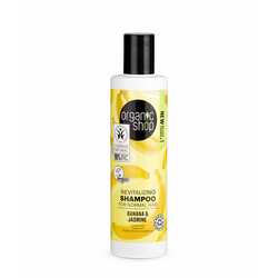 Organic Shop Revitalizing Shampoo for Normal Hair Banana And Jasmine 280 ml