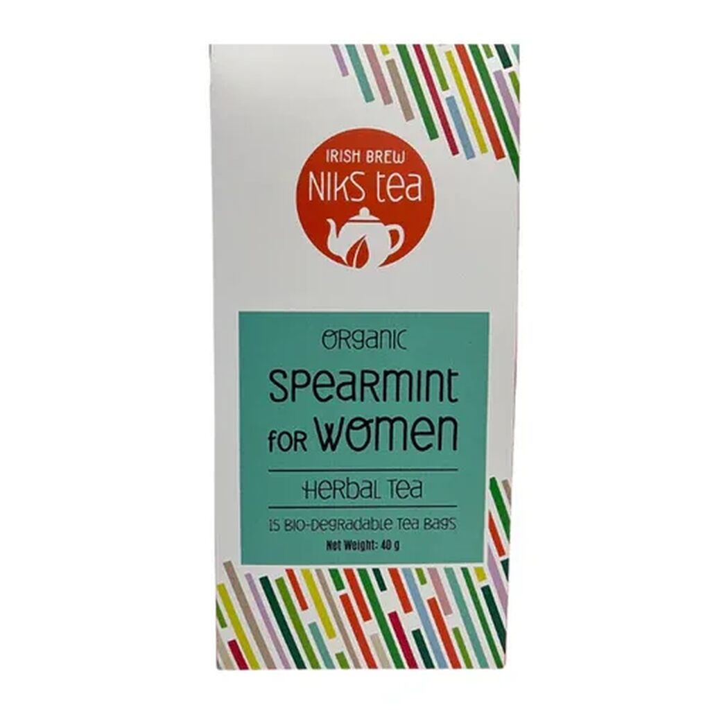 Niks tea organic spearmint for women tea bags