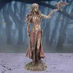 Morrigan goddess figurine