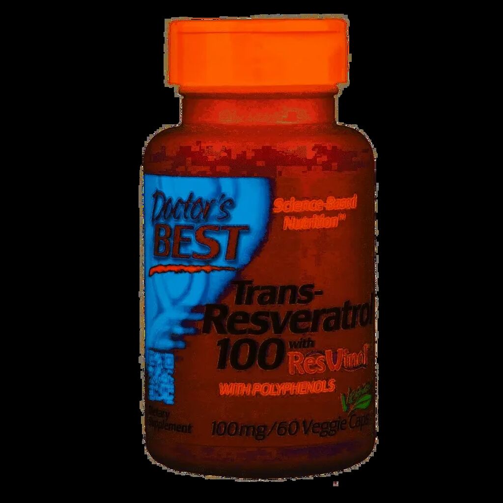 Doctor s best trans resveratrol 100mg resvinol 60 wegkaps