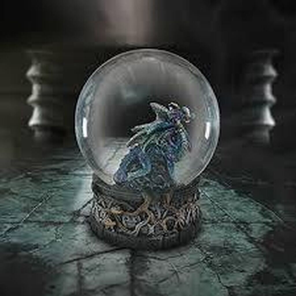 Dragon storm snowglobe