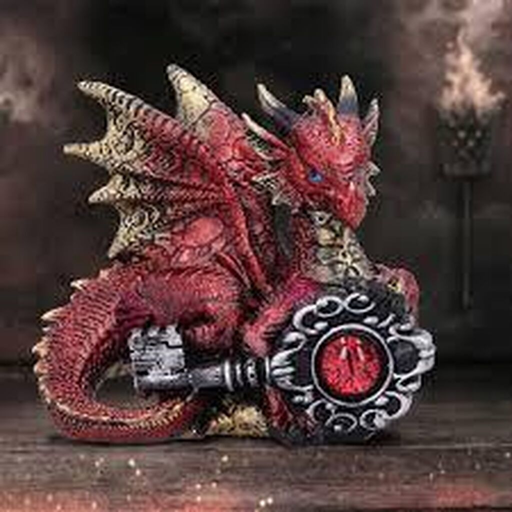 Keeper of the key dragon red
