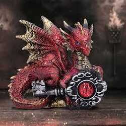 Keeper of the key dragon red