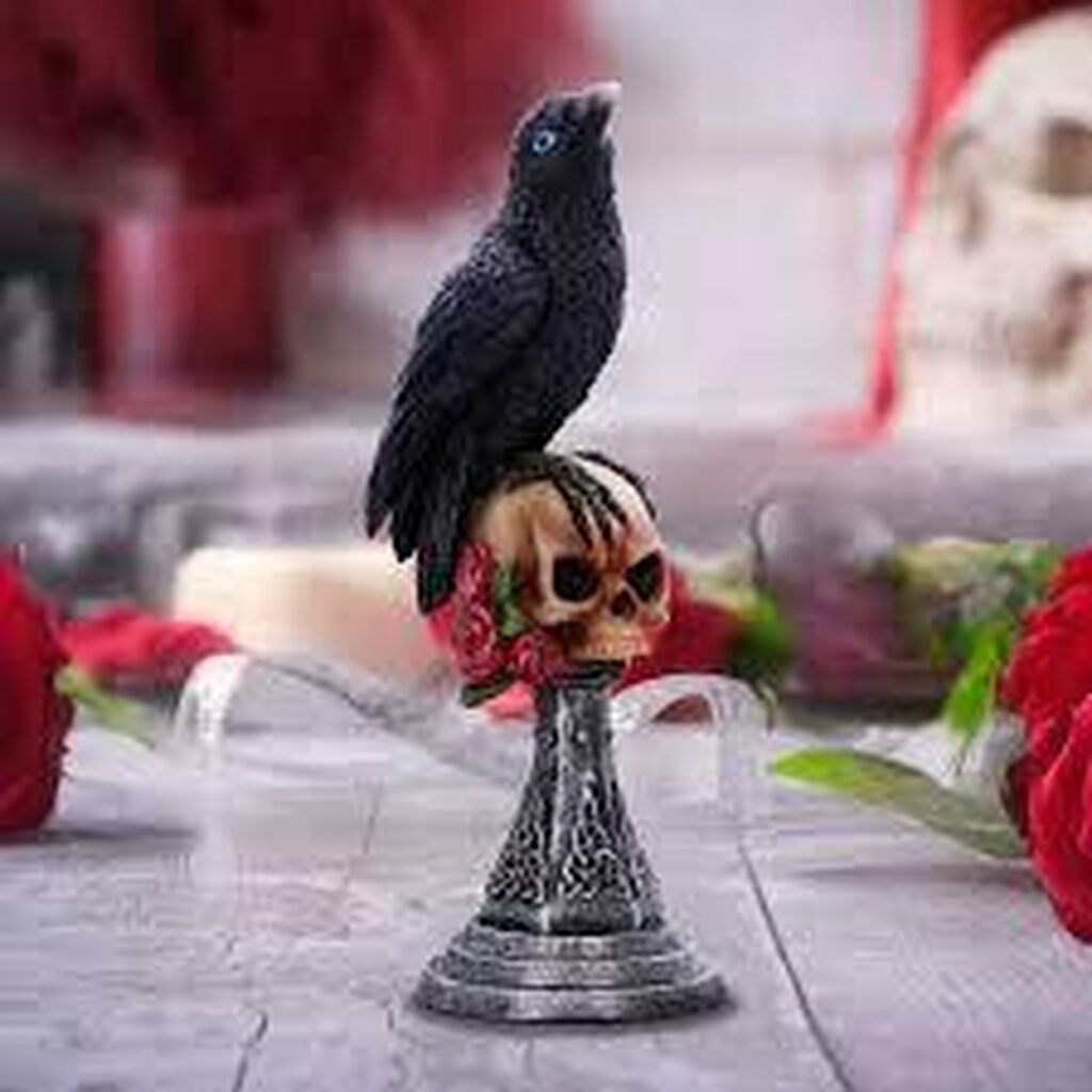 Perched prophecy raven