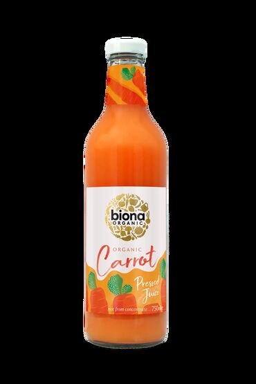 Biona Organic Carrot Juice Carrot Juice*, Lemon Juice** = Certified Organic Ingredients