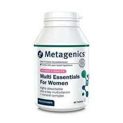 Metagenics nutri advanced multi essentials for women 60 tablets p5017 18177 image