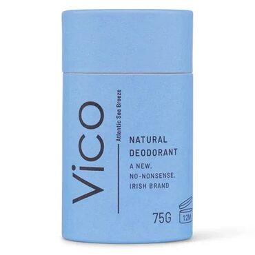 Vico Natural Deodorant - Atlantic Sea Breeze (Limited Edition) Caprylic/ Capric Triglyceride, Cetearyl Alcohol, Tapioca Starch, Cocos Nucifera Oil, Helianthus Annuus Seed Wax, Sodium Bicarbonate, Butyrospermum Parkii Butter, Triethyl Citrate, Magnesium Hydroxide, Parfum, Tocopherol, Helianthus Annuus Seed Oil, Rosmarinus Officinalis Leaf Extract, Alpha-isomethyl ionone, Citronellol, Coumarin, Geraniol, Limonene, Linalol.