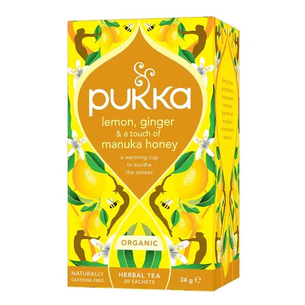 Pukka lemon ginger manuka