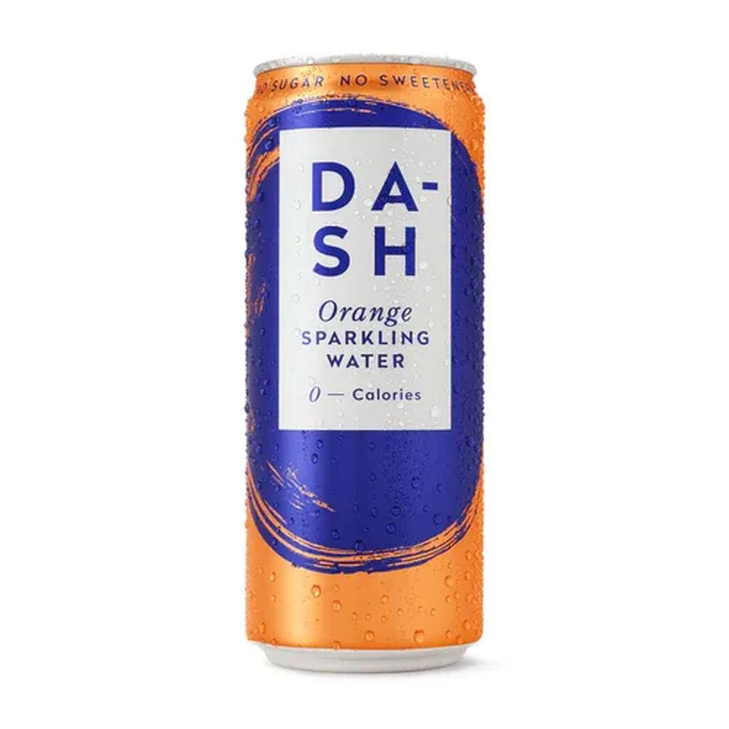 Dash sparkling water orange