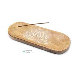 WOODEN BURNER LOTUS