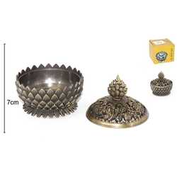 Gold iron resin burner