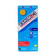 Eskimo 3 Omega 3 Fish Oil with Vitamin E - Capsules