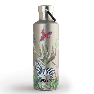 Cheeki Insulated Classic Bottle - Jungle 600ML