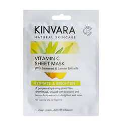 Kinvara skincare vitamin c sheet mask