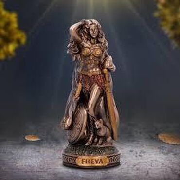 Figurine Bronzed Mini Goddess Freya