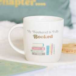 Fully booked book lover mug