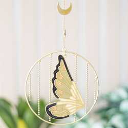 Green fairy wing hanging decoration