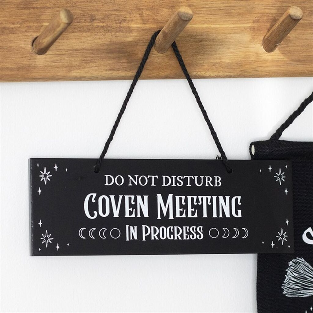 Coven meeting sign