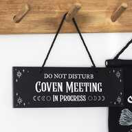 Wall Hanging Coven Meeting in Progress