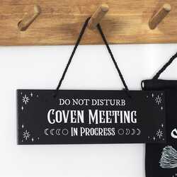 Coven meeting sign