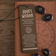 Bookmark Wooden Odin's Wisdom