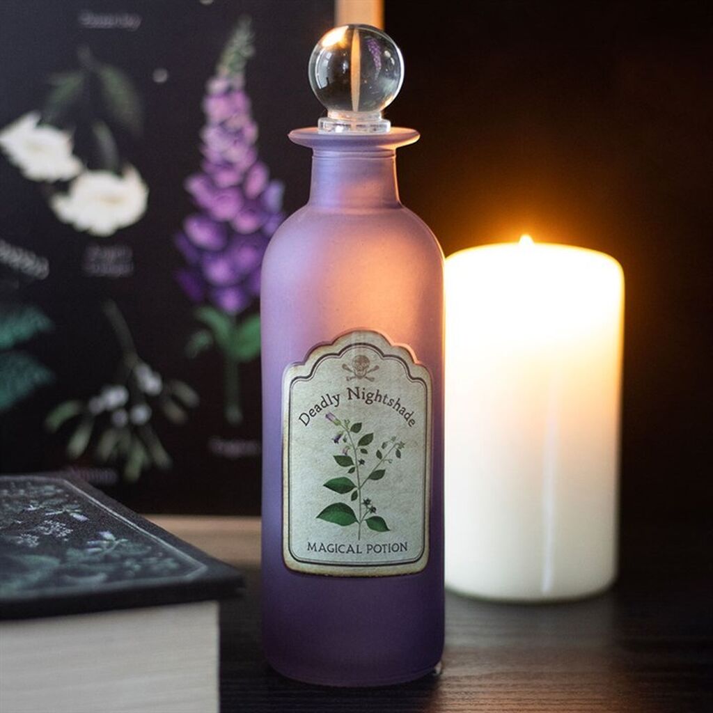 Deadly night shade potion bottle