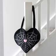 Tote Bag Spider Web Heart