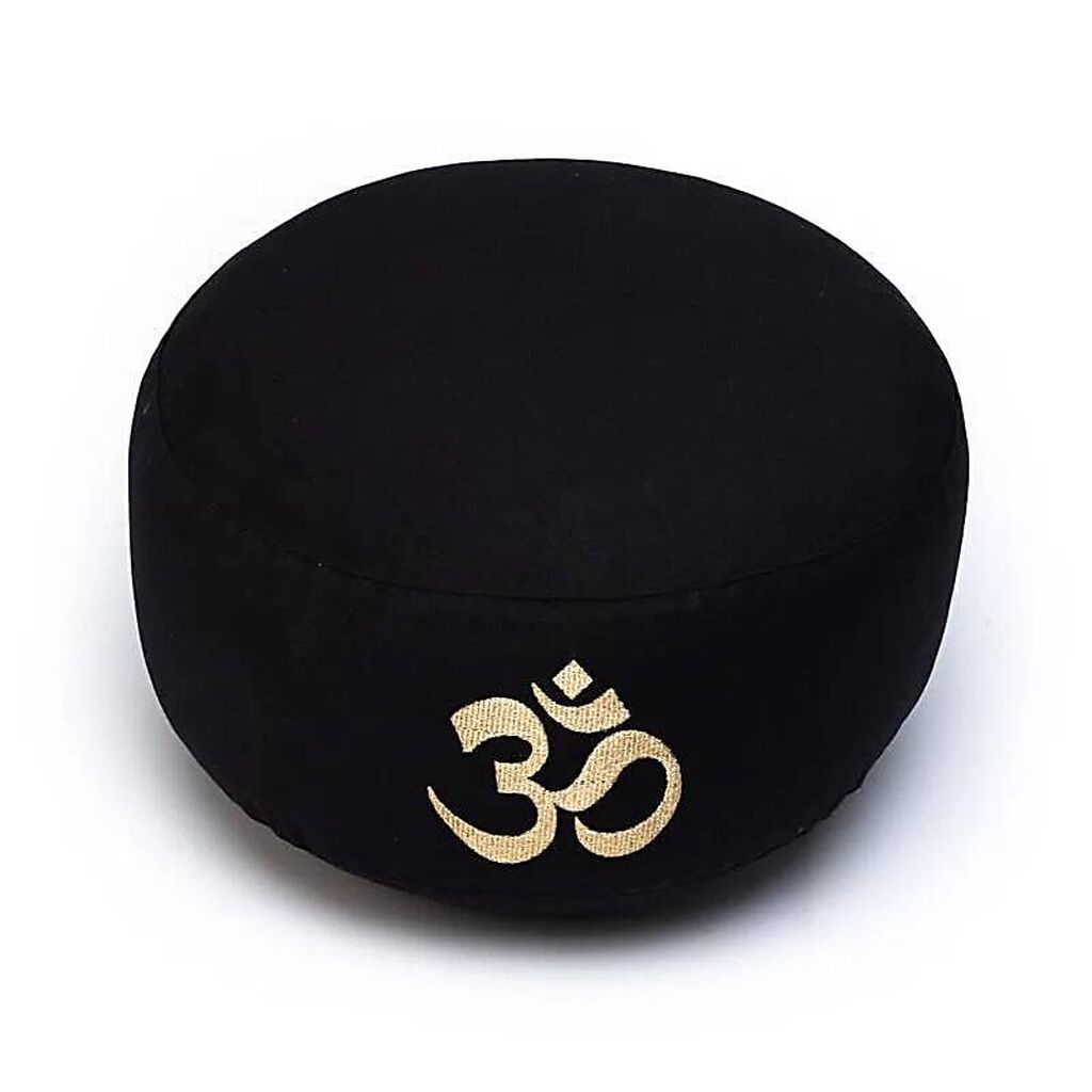 Meditation cushion black ohm