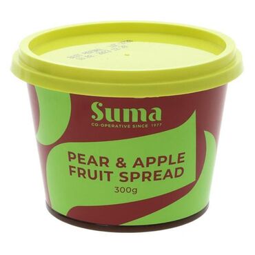 Suma Pear and Apple Spread Pear juice concentrate (85%), apple juice concentrate (15%), acidity regulator (citric acid)