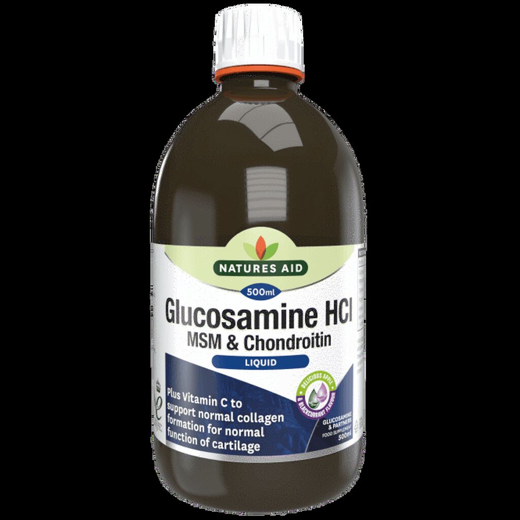 Natures aid glucosamine msm chondroitin liquid p69 1100 medium