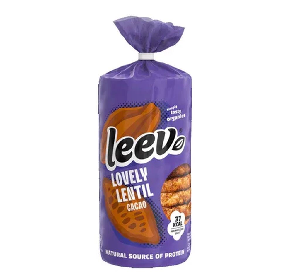 Leev cacao lentil cakes