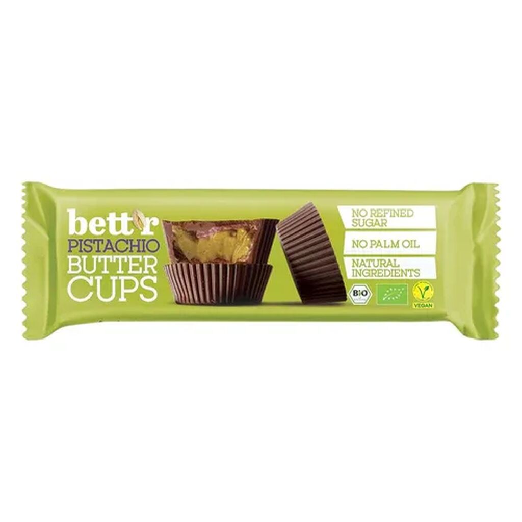 Bettr organic pistachio butter cups