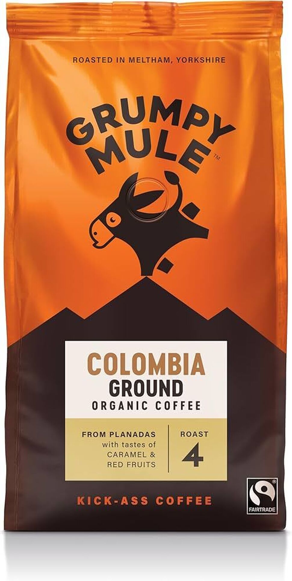 Grumpy Mule Organic Fair Trade Colombia Ground Coffee | Buy Online in ...