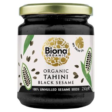 Biona Organic Black Sesame Tahini Sesame Seeds* (Unhulled). * = Certified Organic Ingredients