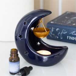 Lue crescent moon oil burner