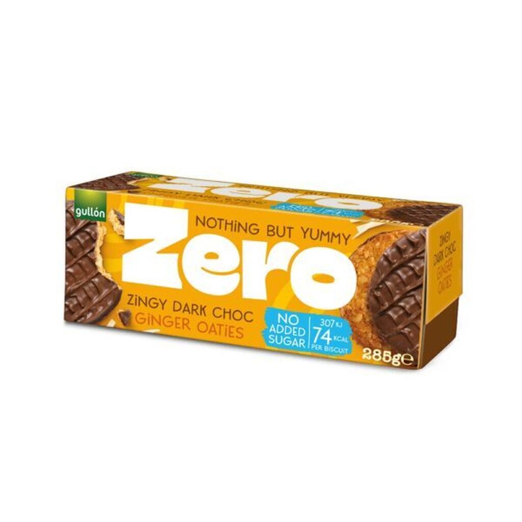 Zero Zingy dark choc ginger oaties 285g 600x600