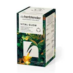 The herbtender vital glow organic herbal tea