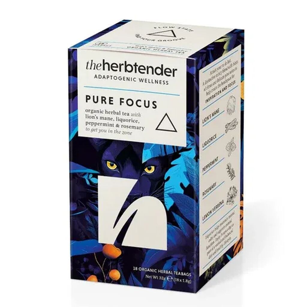 The herbtender pure focus tea
