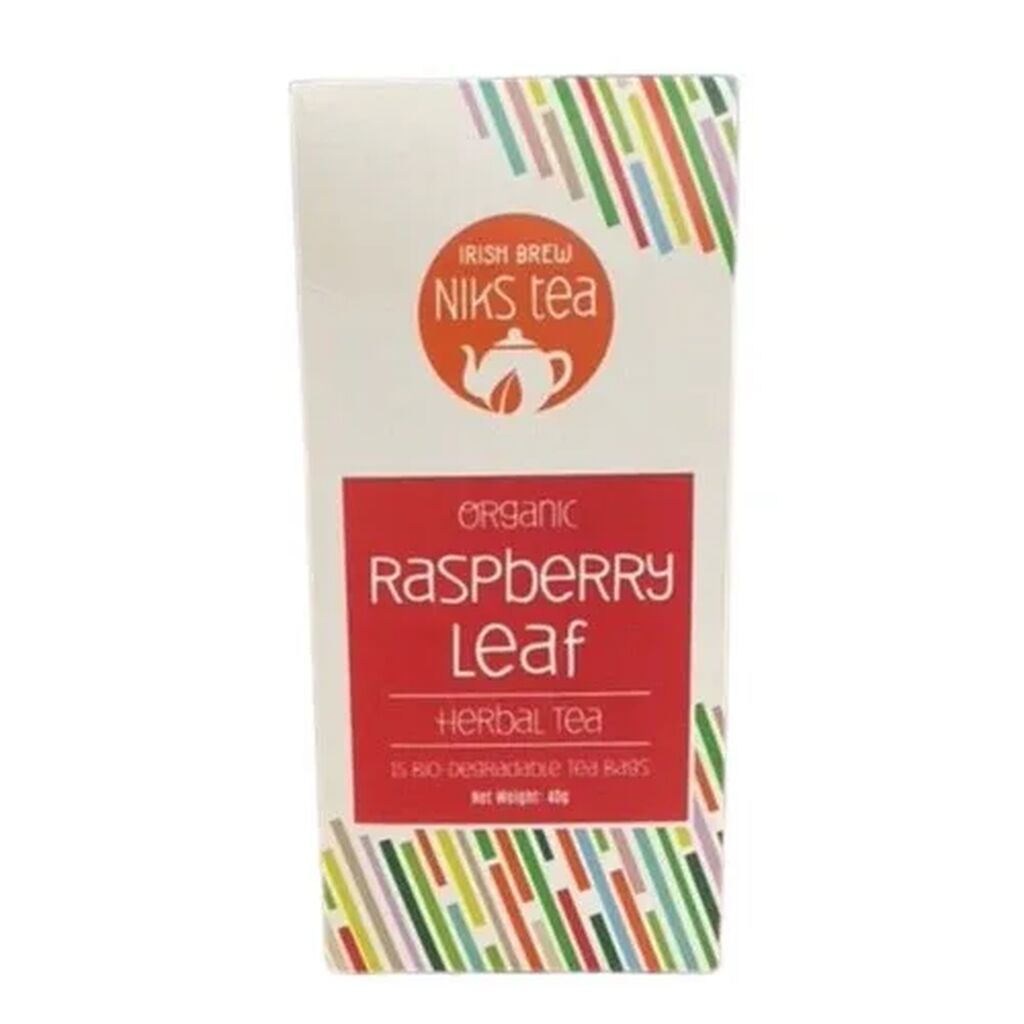 Niks tea organic raspberry leaf tea bags
