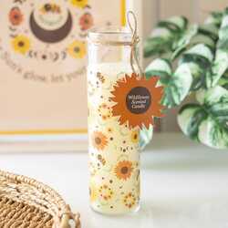 Wildflower bee candle
