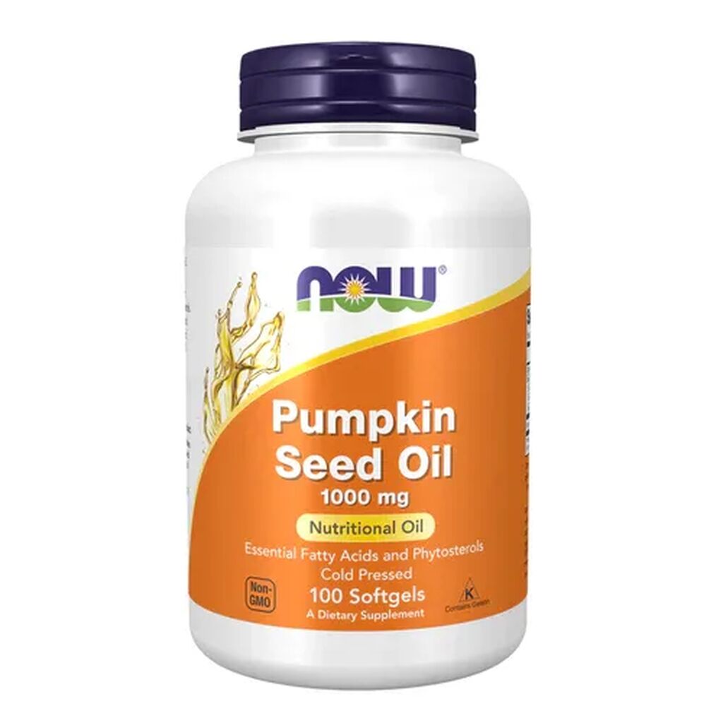 Now pumpkin seed oil capsules
