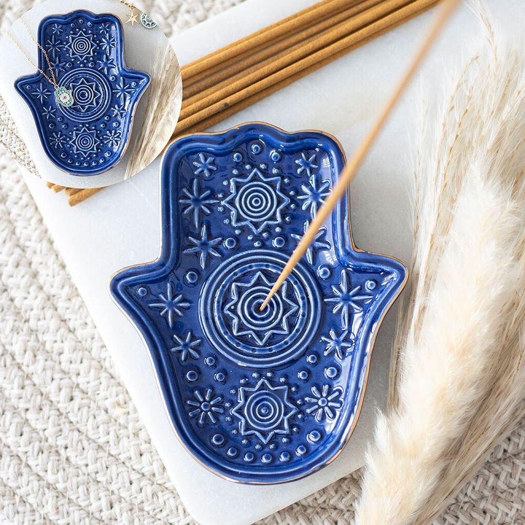 HAMSA TRINKET BLUE