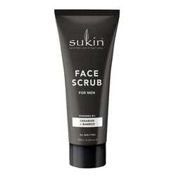 Men face scrub