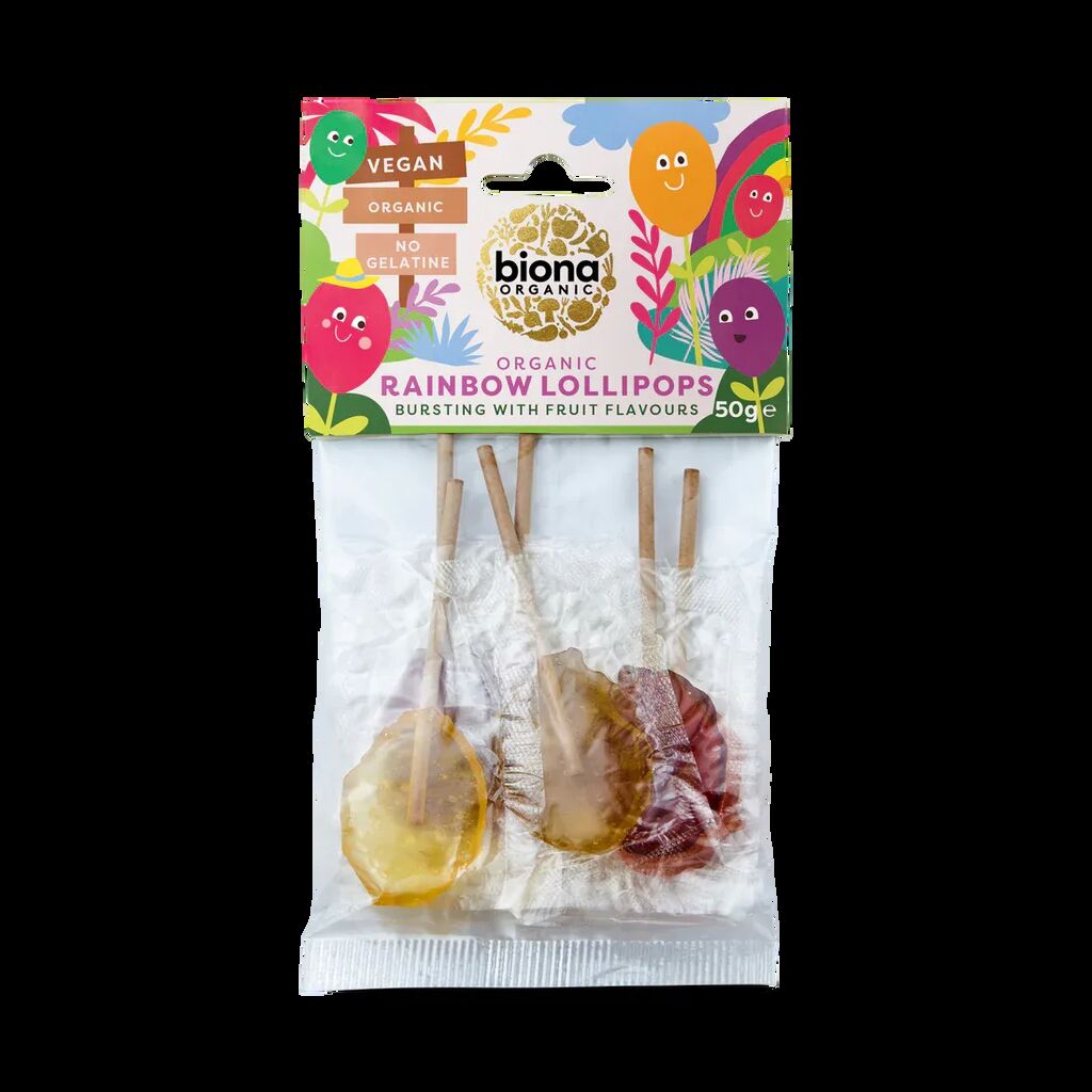 BIONA Rainbow Lollipops