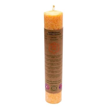 Candle Sacral Chakra Candle Cedar Spruce Rosemary