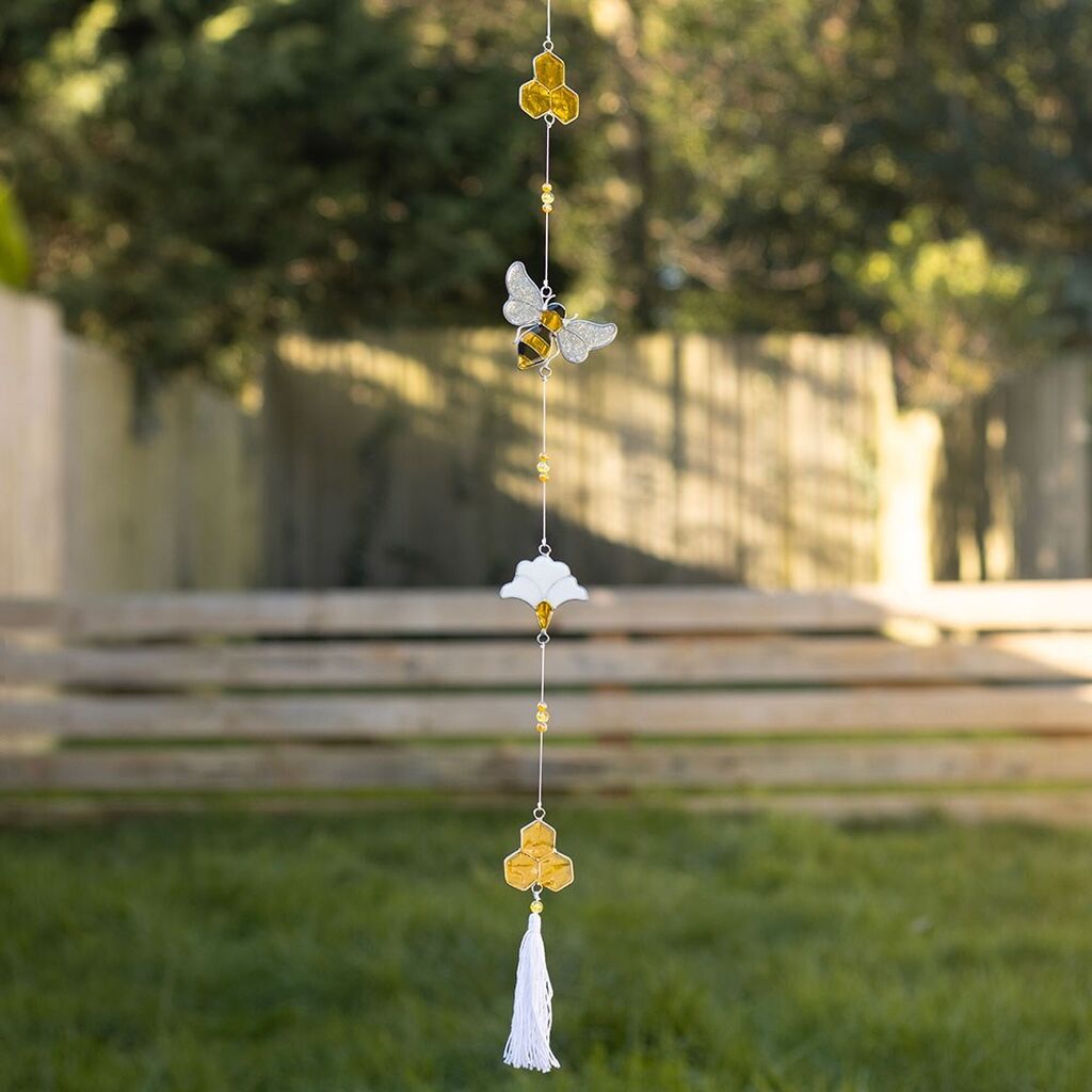BEE HONEYCOMB SUNCATCHER