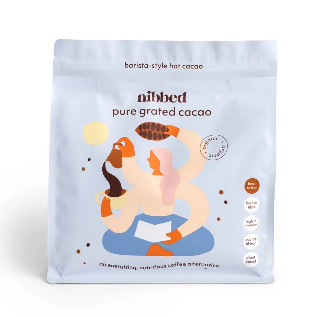 Hot chocolate organic 100 cacao grated 200g nibbed 1192481055