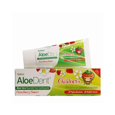 Aloe Dent Strawberry Kids Toothpaste Glycerin (Plant Origin), Sorbitol, Hydrated Silica, Aloe Barbadensis (Aloe Vera) Leaf Juice, Water, Sodium Lauroyl Sarcosinate, Aroma (Natural Flavour), Xylitol, Escin (from Horse Chestnut), Cellulose Gum, Metaleuca Alternifolia (Tea Tree) Leaf Oil, Sodium Hydroxymethylglycinate, Citric Acid, Capsicum Annuum Fruit Extract.